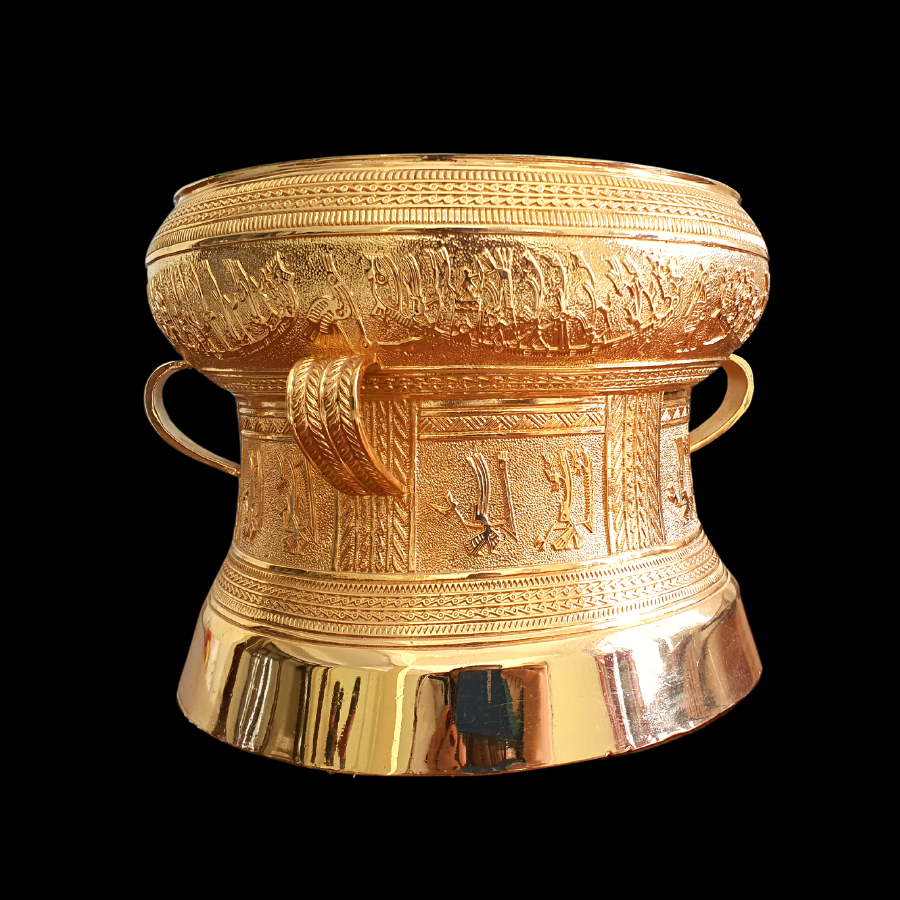 Trống Đồng Mạ Vàng-Cửu Diệu Thiên