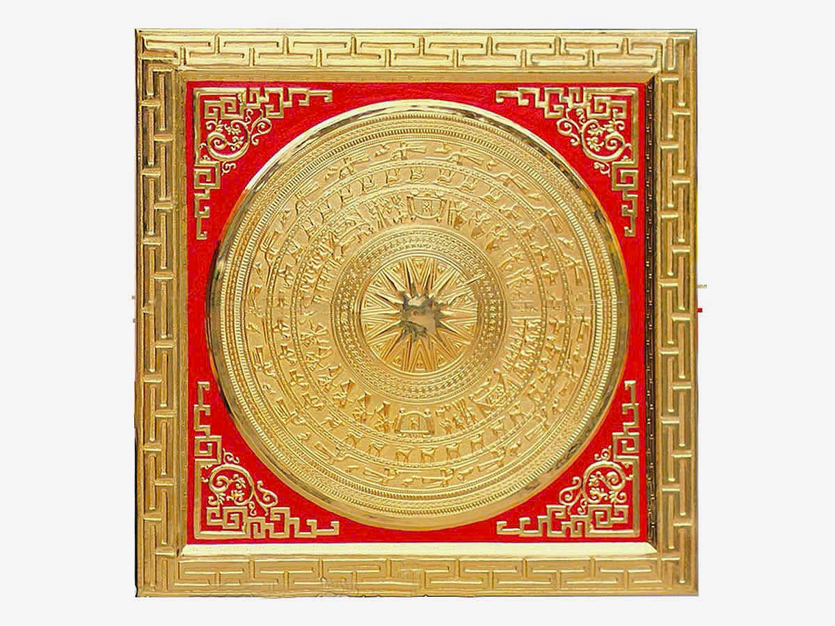Trống Đồng Mạ Vàng- Cửu Diệu Thiên