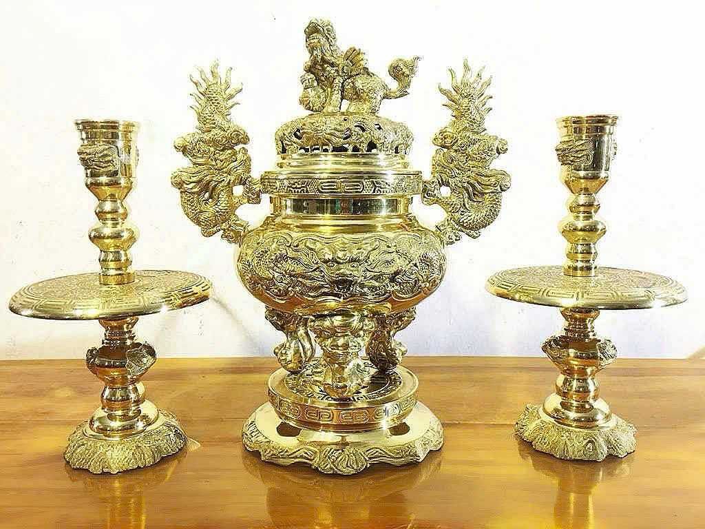 Ý Nghĩa Của Đồ Thờ Bằng Đồng Trong Tâm Linh Việt-Cửu Diệu Thiên