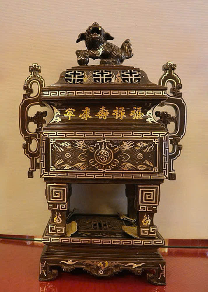 Đỉnh Khảm Đồng Ngũ Sắc-Cửu Diệu Thiên