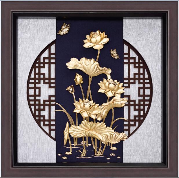 Nghệ Thuật Chạm Khắc Tinh Xảo Trên Nền Đồng Vàng-Cửu Diệu Thiên