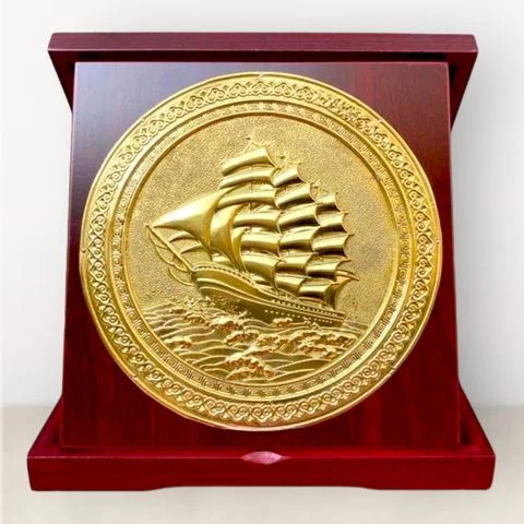 Tranh Đồng Thuận Buồm Xuôi Gió-Cửu Diệu Thiên