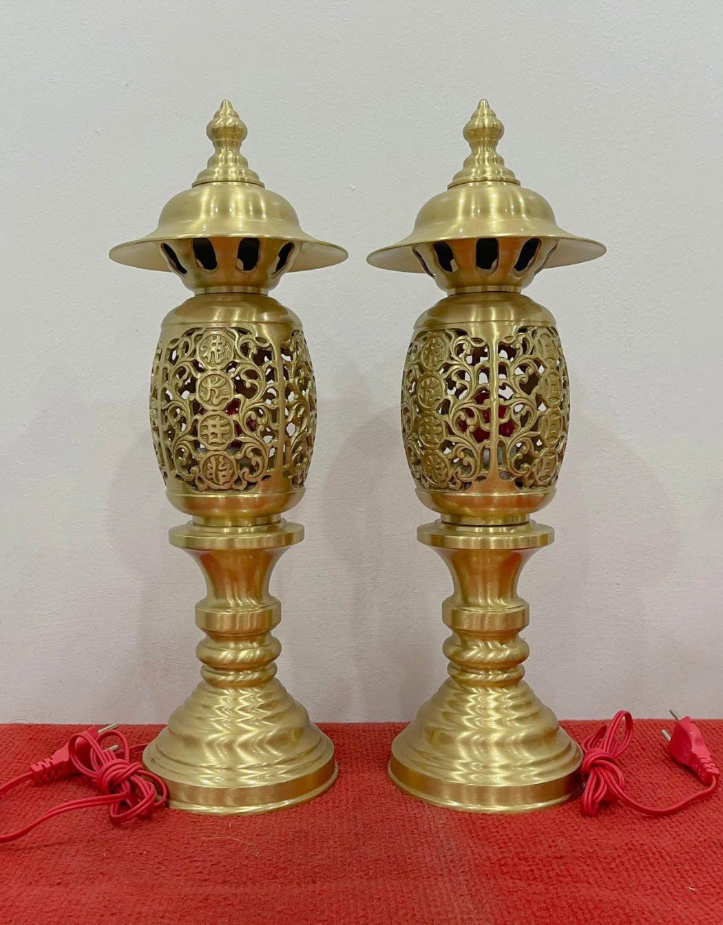 Đèn thờ bằng đồng-Cửu Diệu Thiên