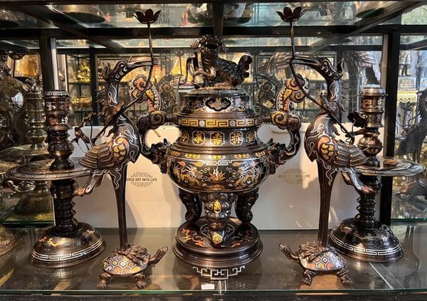 Nghệ Thuật Chạm Đồng Độc Đáo Của Đồ Đồng- Cửu Diệu Thiên