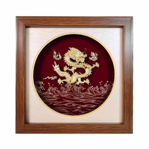 Ý Nghĩa Phong Thủy Của Tranh Mạ Đồng.-Cửu Diệu Thiên