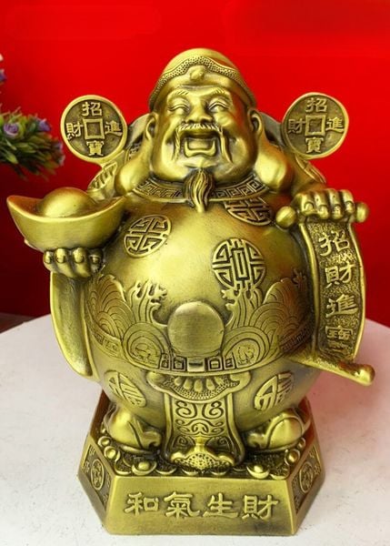 Vai Trò Phong Thủy Của Tượng Thần Tài Bằng Đồng-Cửu Diệu Thiên