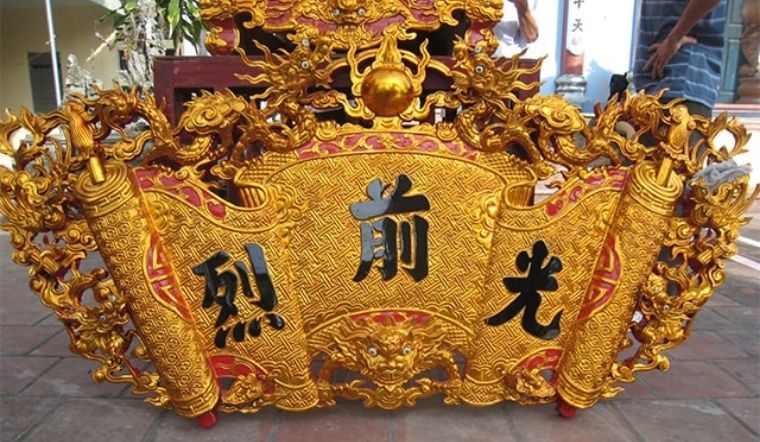 Hoành Phi Câu Đối - Gắn Kết Đời Sống Tâm Linh-Cửu Diệu Thiên