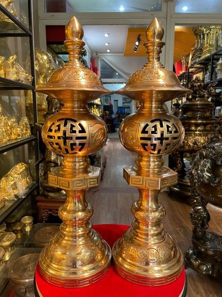 Đèn Thờ Đồng - Cửu Diệu Thiên