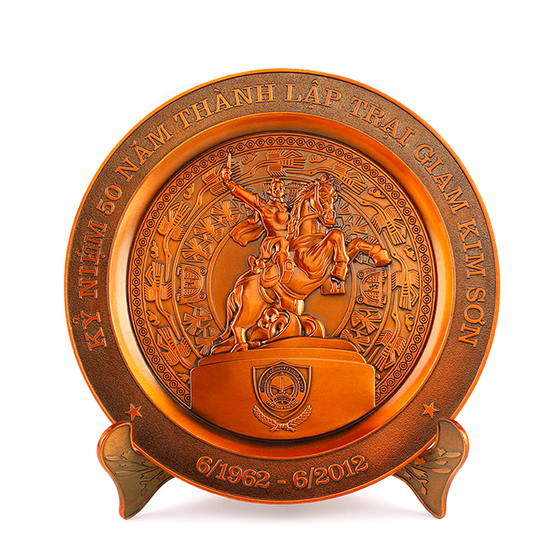 Đĩa Đồng Khắc Logo Truyền Thống - Qùa Tặng Cửu Diệu Thiên