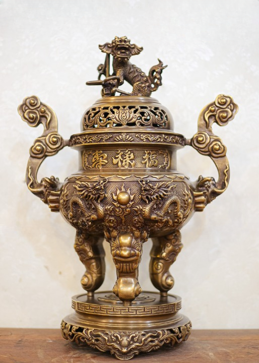 Đỉnh Đồng Khảm Ngũ Sắc Cao Cấp- Cửu Diệu Thiên