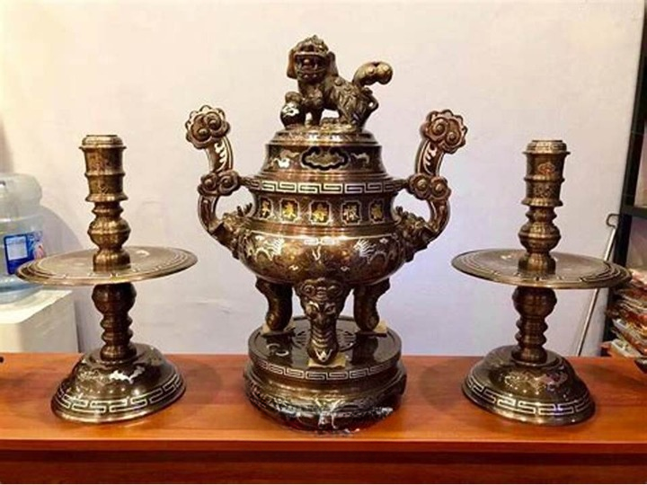 Đỉnh Đồng Khảm Ngũ Sắc- Cửu Diệu Thiên