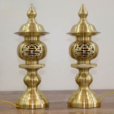 Đôi Đèn Thờ Cao Cấp-Cửu Diệu Thiên