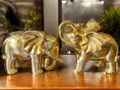 Đôi Voi Đồng - Cửu Diệu Thiên