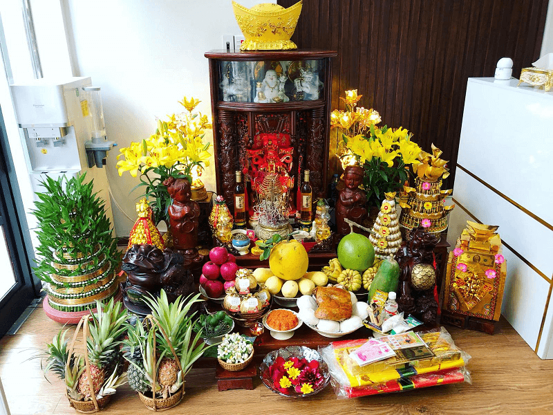 Lễ Vật Bàn Thờ Thổ Địa - Cửu Diệu Thiên