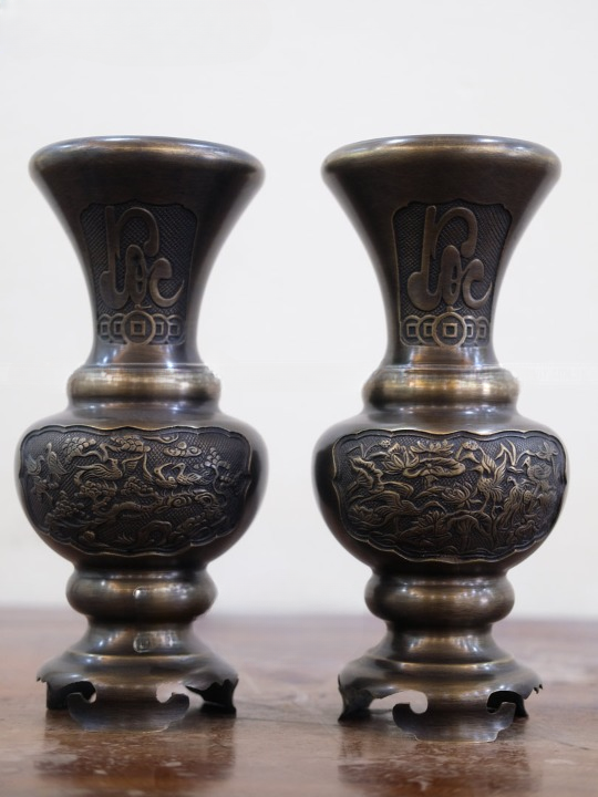 Lọ Hoa Bằng Đồng Cao Cấp-Cửu Diệu Thiên