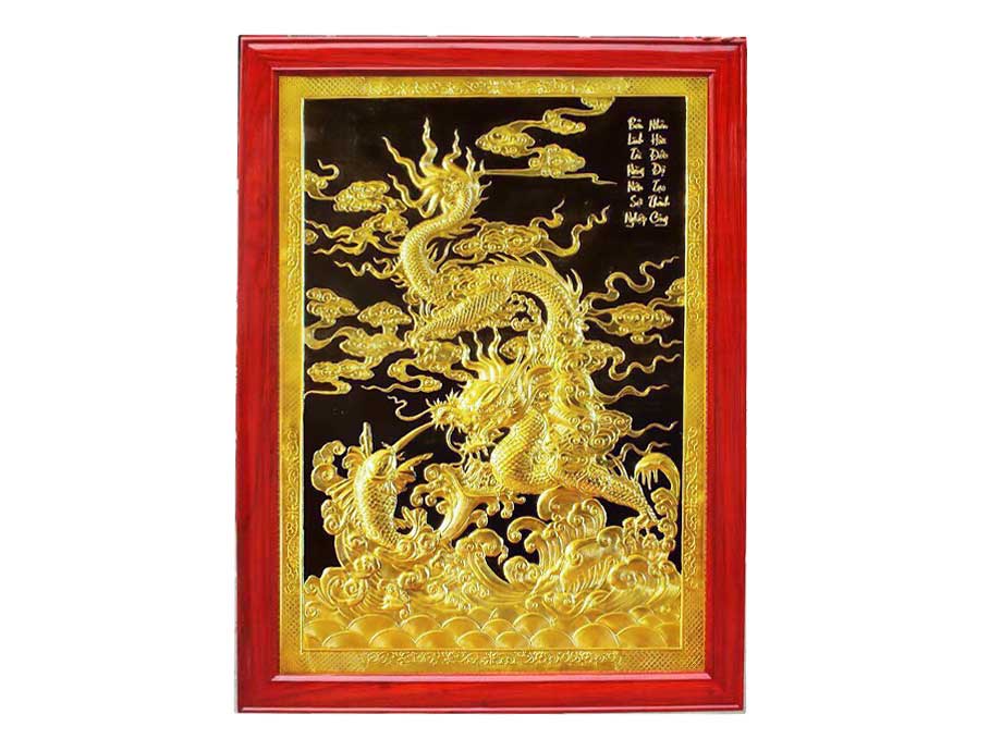 Tranh Cá Chép Hóa Rồng - Cửu Diệu Thiên