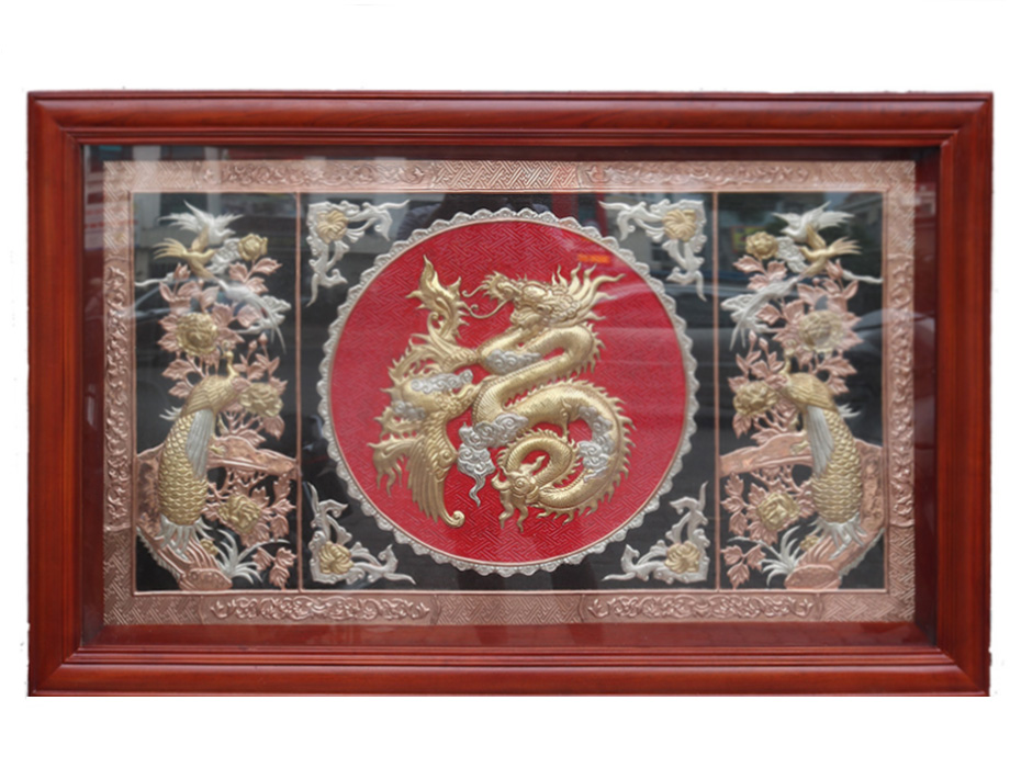 Tranh Chữ Phúc Bằng Đồng - Cửu Diệu Thiên