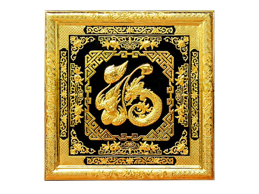 Tranh Chữ Phúc Bằng Đồng - Cửu Diệu Thiên