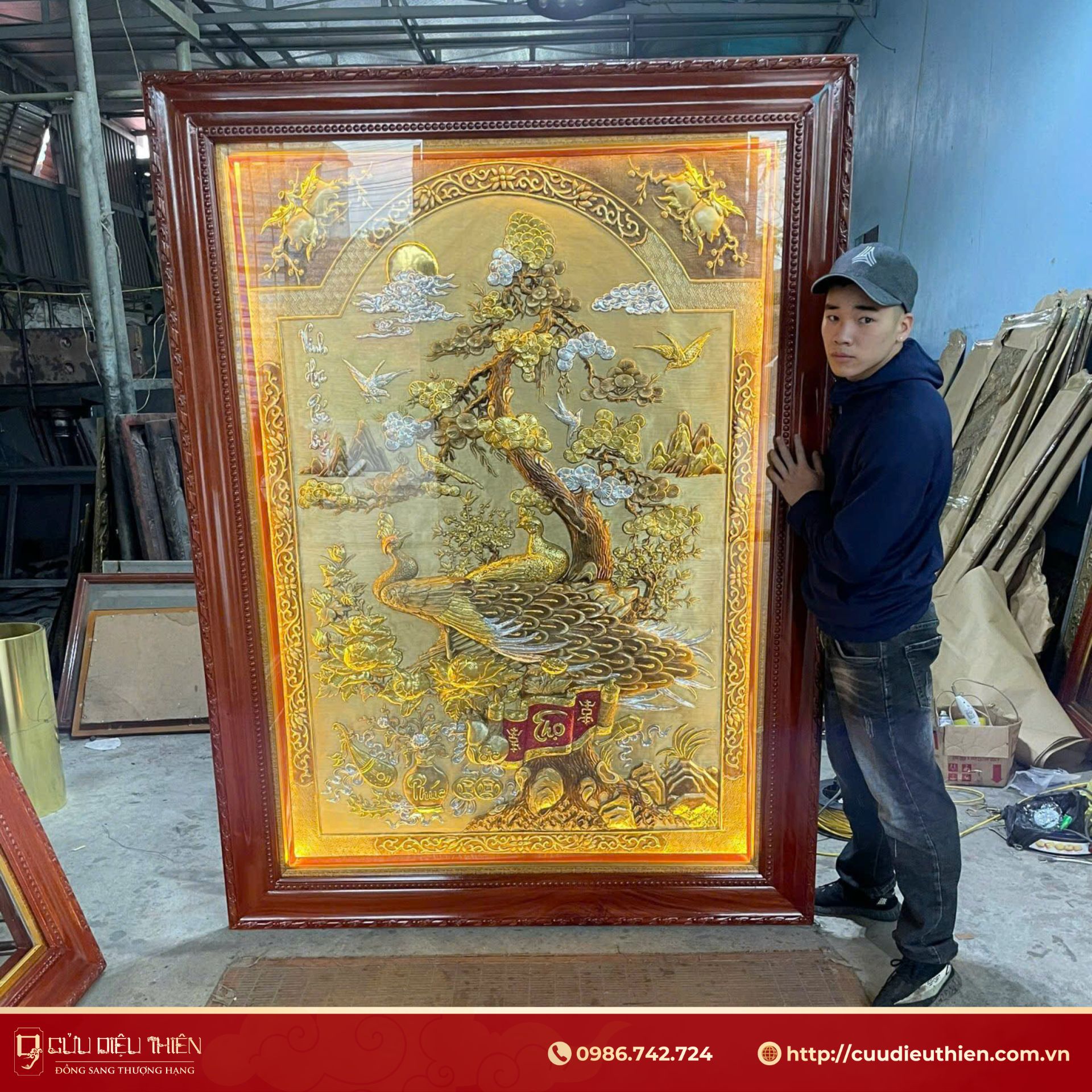 Tranh Đồng Treo Tường - Cửu Diệu Thiên