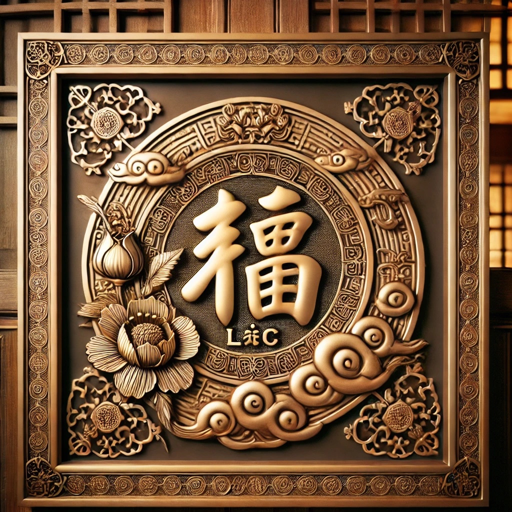 Tranh Đồng Chữ Lộc - Cửu Diệu Thiên