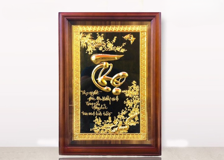 Tranh Đồng Chữ Thọ- Cửu Diệu Thiên