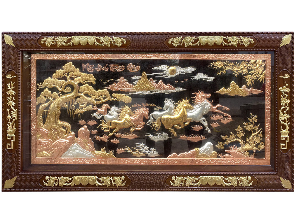 Tranh Đồng Mã Đáo Thành Công - Cửu Diệu Thiên