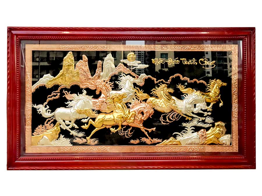 Tranh Đồng Mã Đáo Thành Công - Cửu Diệu Thiên