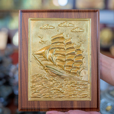 Tranh Đồng Thuận Buồm Xuôi Gió Cao Cấp - Cửu Diệu Thiên