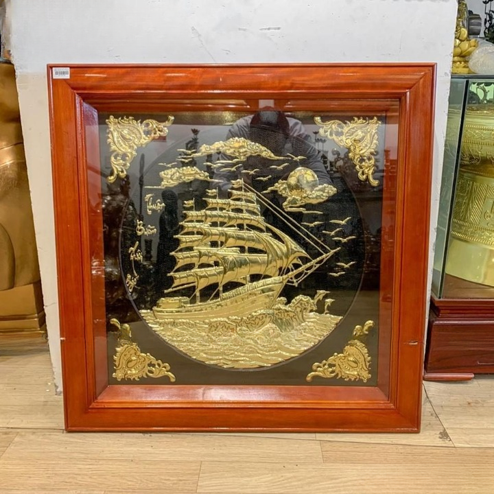 Tranh Đồng Thuận Buồm Xuôi Gió Cao Cấp-Cửu Diệu Thiên