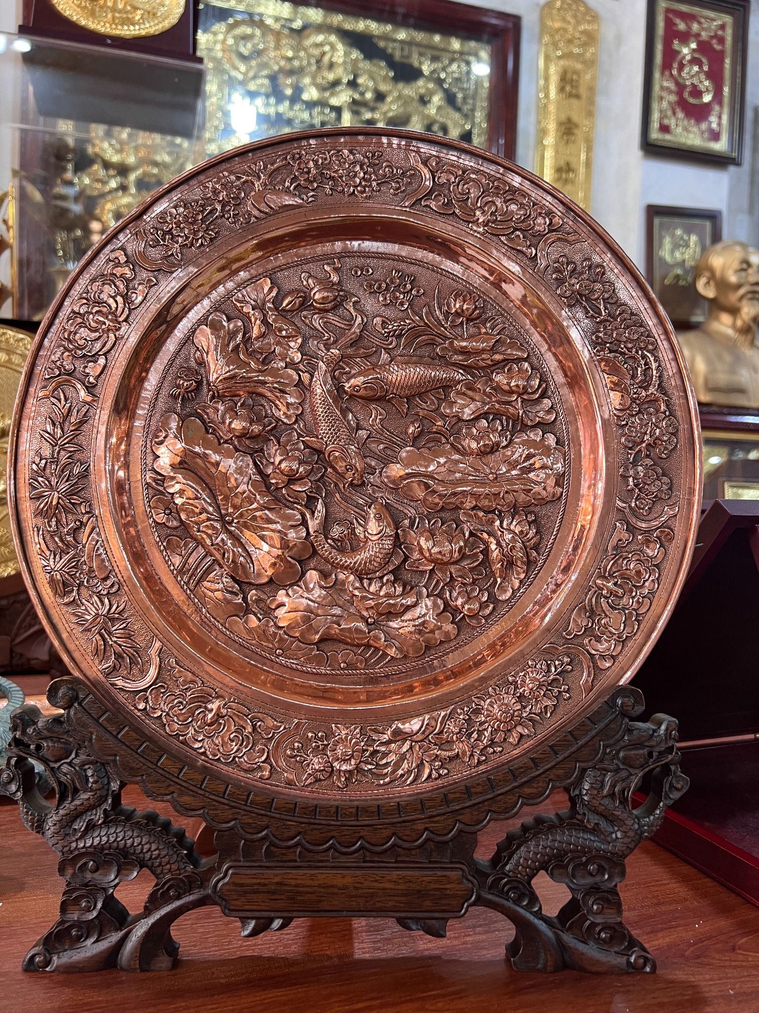 Tranh Mâm Bằng Đồng - Cửu Diệu Thiên