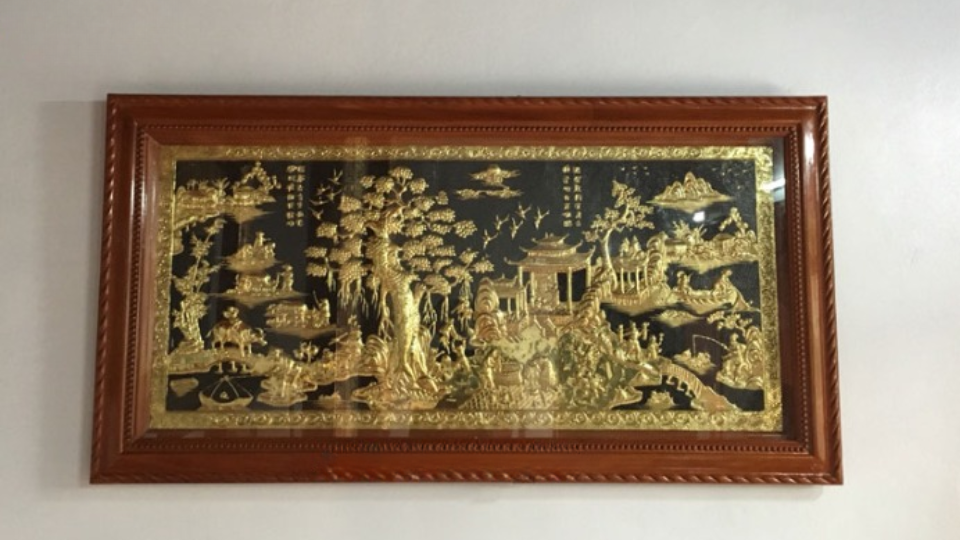 Tranh Mỹ Nghệ Đồng Cao Cấp-  Cửu Diệu Thiên