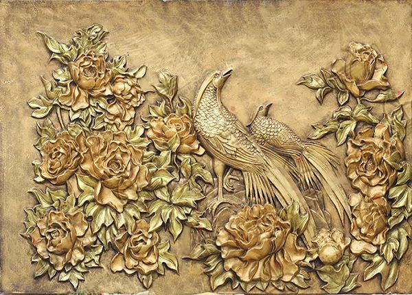 Tranh Phù Điêu Đồng - Cửu Diệu Thiên