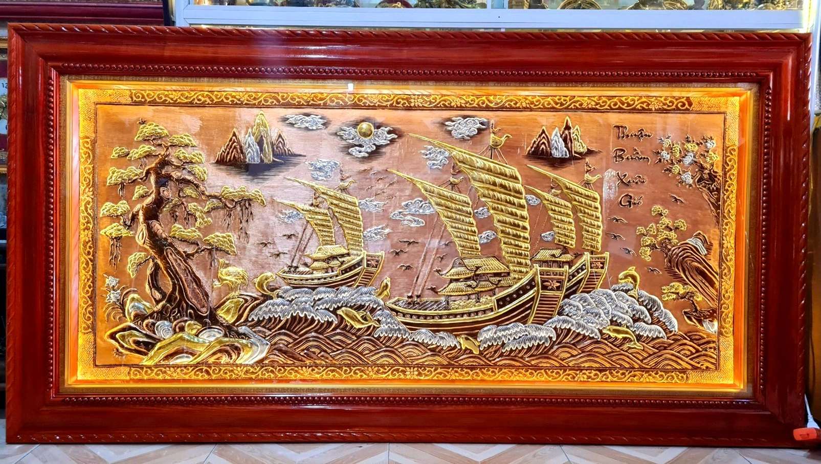 Tranh Thuận Buồm Xuôi Gió Bằng Đồng - Cửu Diệu Thiên