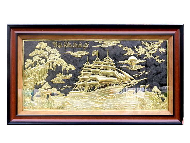 Tranh Thuận Buồm Xuôi Gió Bằng Đồng - Cửu Diệu Thiên