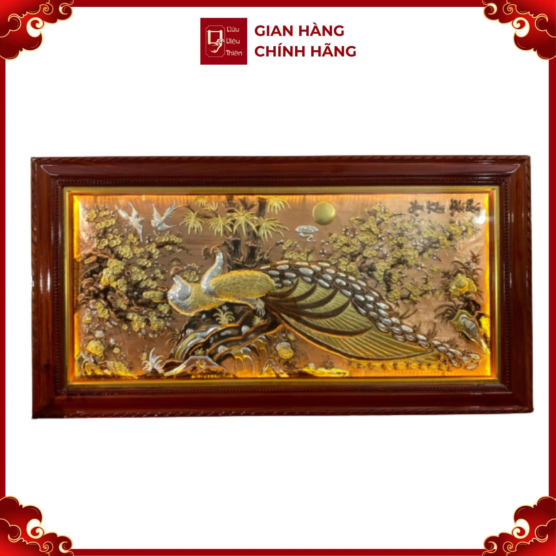 Tranh Vinh Hoa Phú Quý - Đồ Đồng Cao Cấp - Cửu Diệu Thiên - THN026