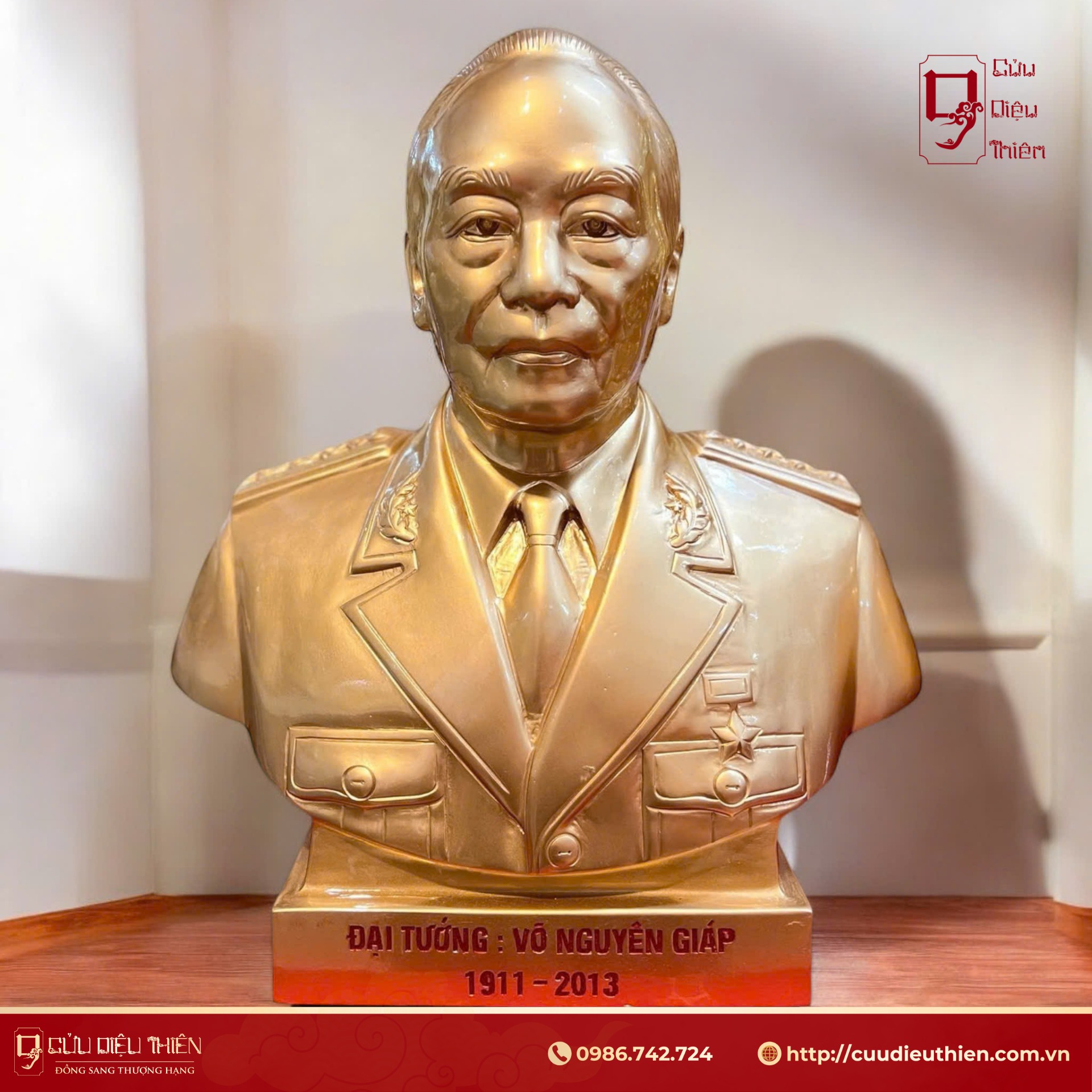 Tượng Đồng Đại Tướng Võ Nguyên Giáp - Cửu Diệu Thiên