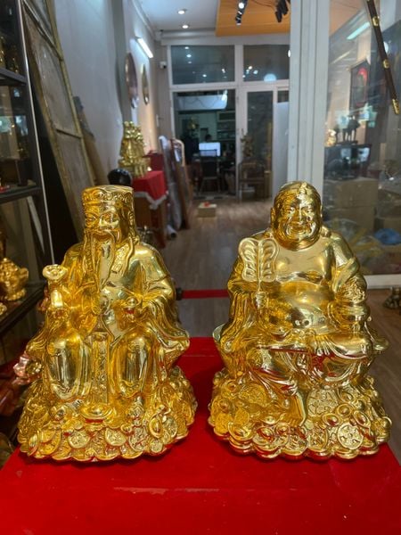 Tượng Đồng Thần Tài Thổ Địa - Cửu Diệu Thiên