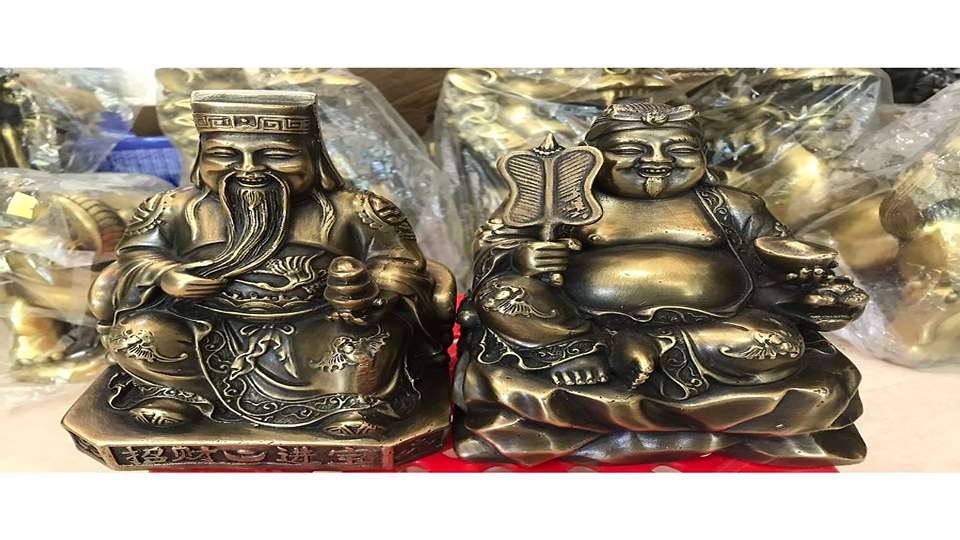 Tượng Đồng Thần Tài Thổ Địa - Cửu Thiên Diệu
