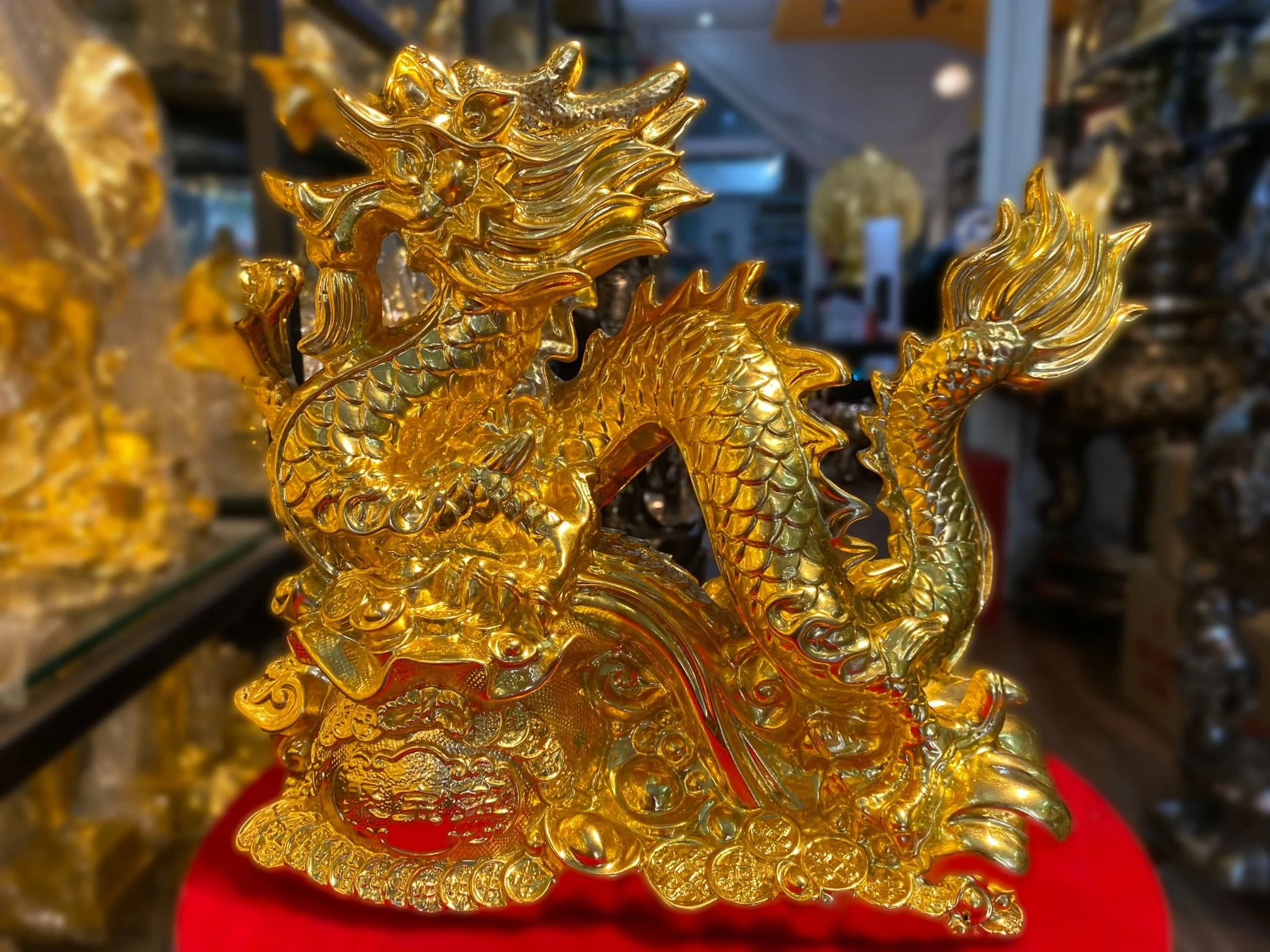 Tượng Đồng Rồng - Cửu Diệu Thiên