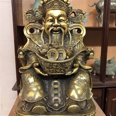 Tượng Thần Tài Đồng-Cửu Diệu Thiên