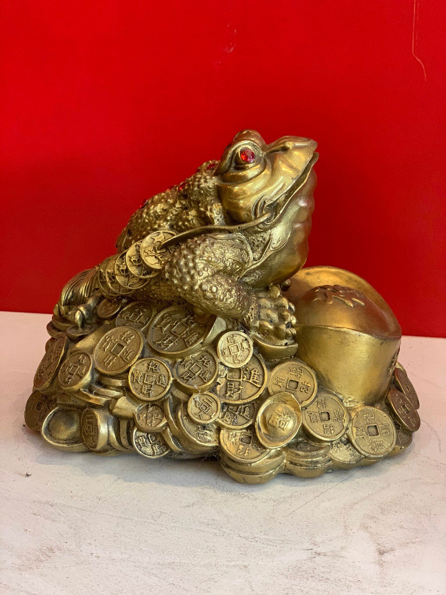 Tượng Thiềm Thừ Bằng Đồng - Đồ Đồng Cao Cấp