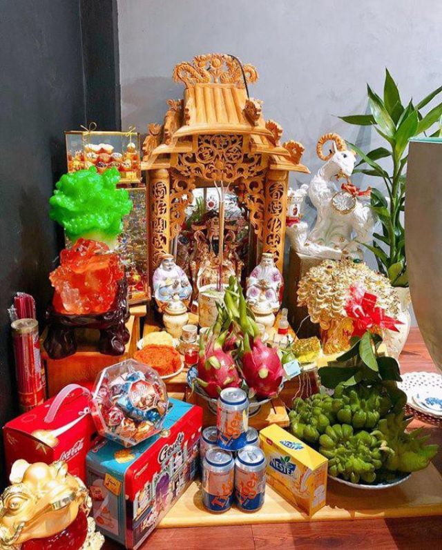 Bàn Thờ Thần Tài Đồng-Cửu Diệu Thiên