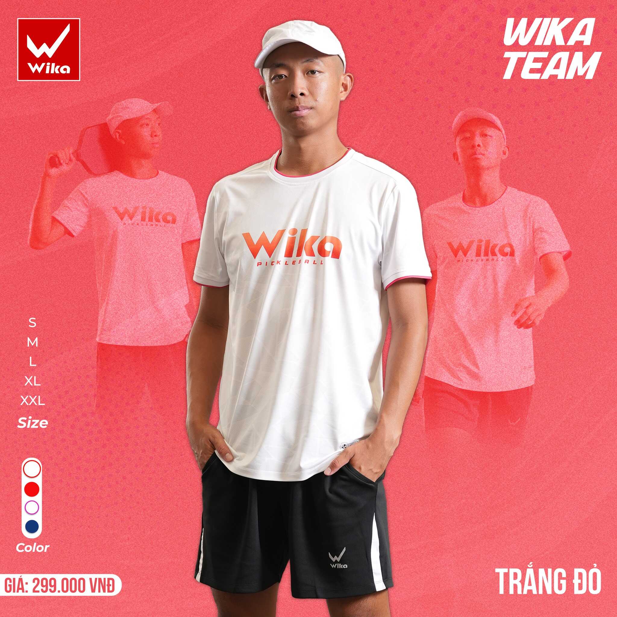 Áo Wika Team Quang Dương màu Trắng đỏ