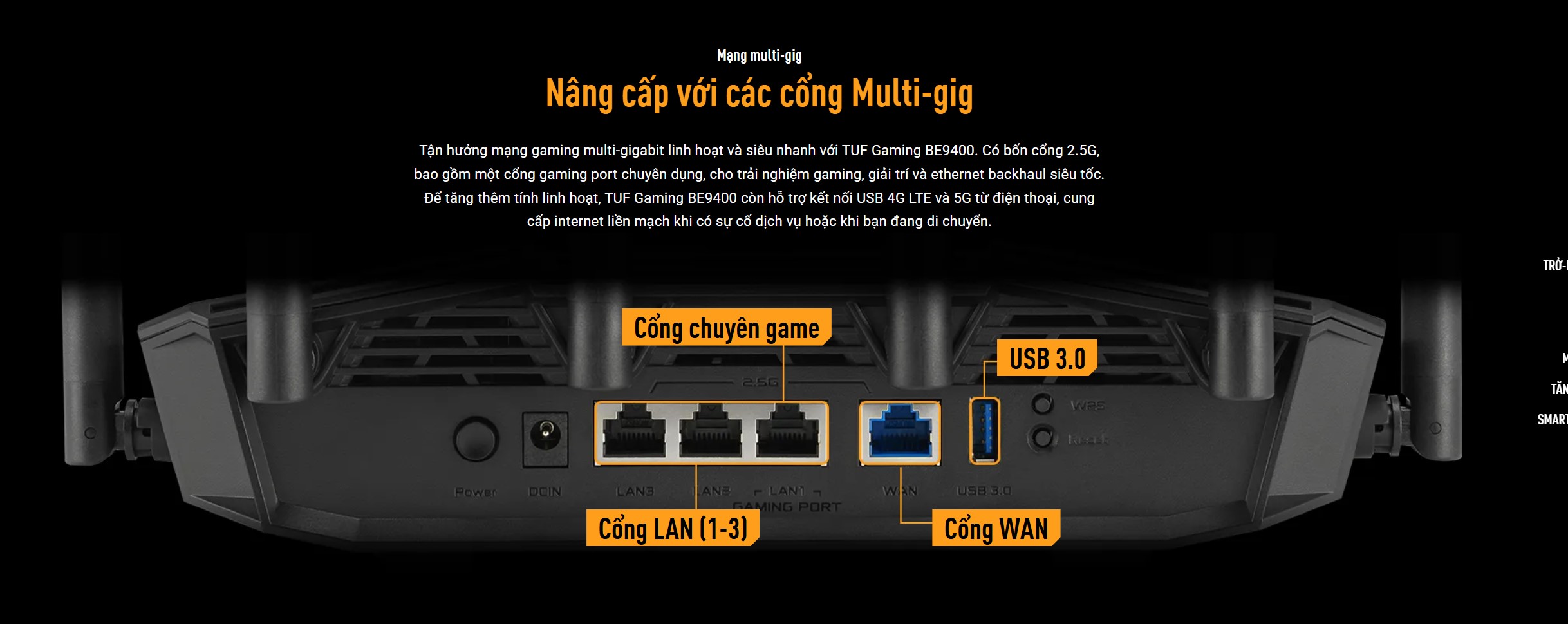 ASUS TUF GAMING BE9400 (Gaming Router)