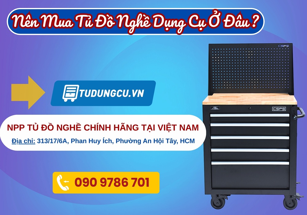 Nên mua tủ đồ nghề tại nhà sản xuất hoặc nhà phân phối