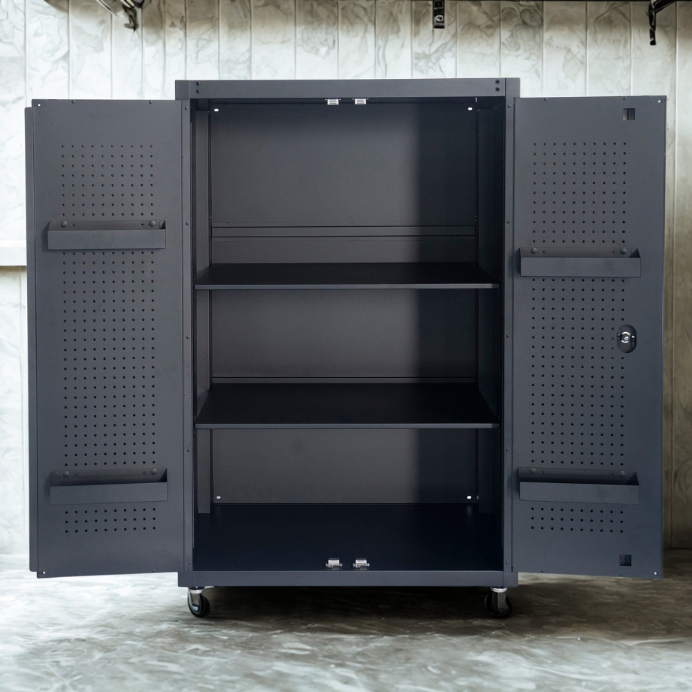 Tủ CSPS 91cm Đen/Đỏ