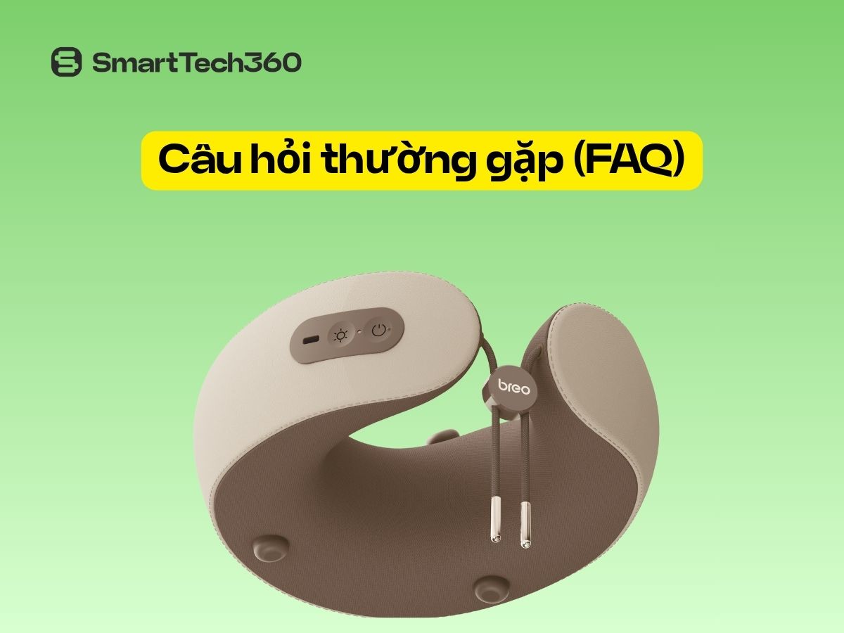 Các câu hỏi thường gặp về gối massage Breo C1