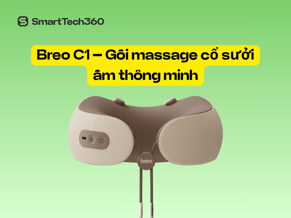 Breo C1 gối massage cổ sưởi ấm thông minh