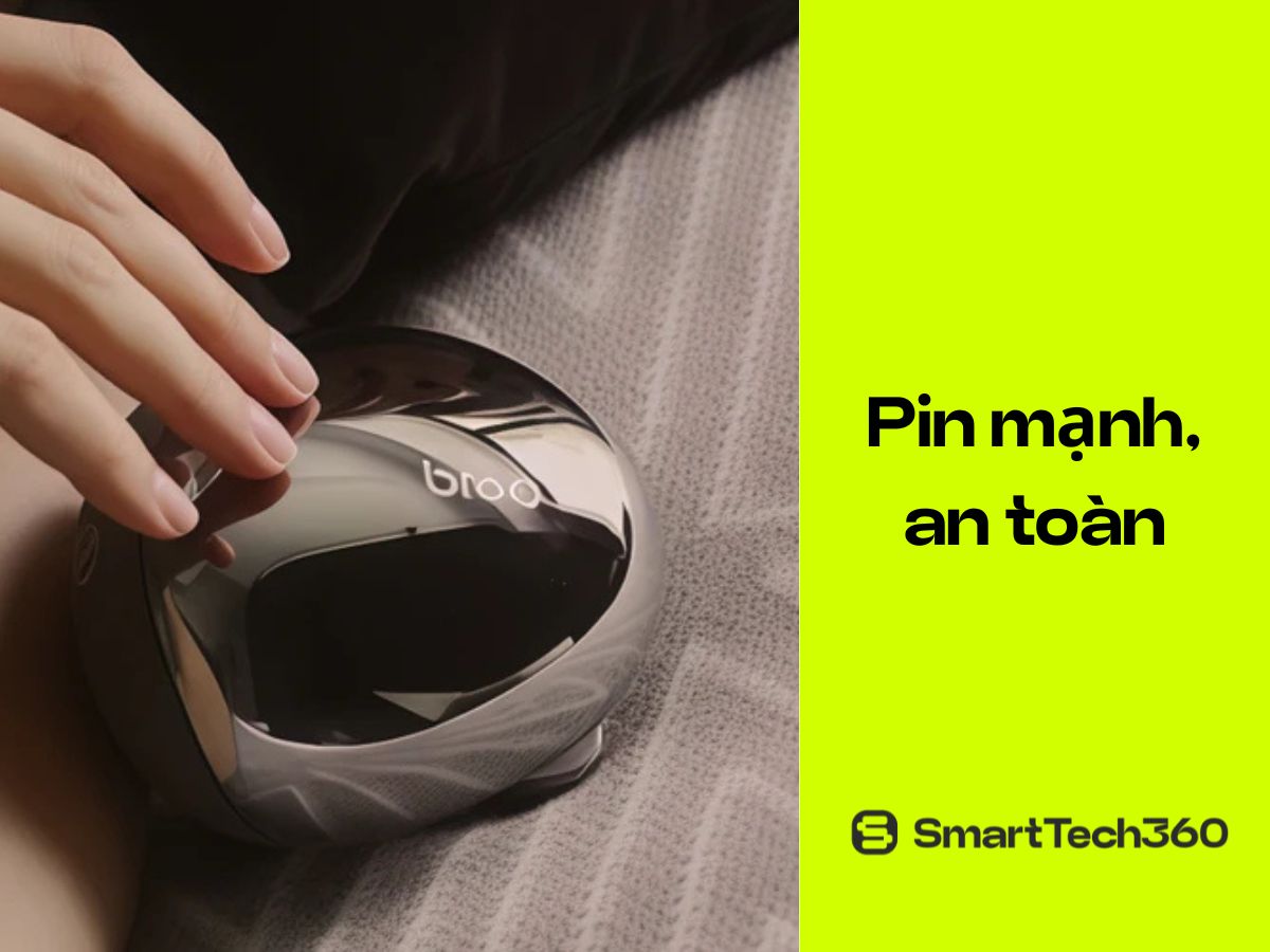 Thời lượng pin mạnh mẽ và an toàn