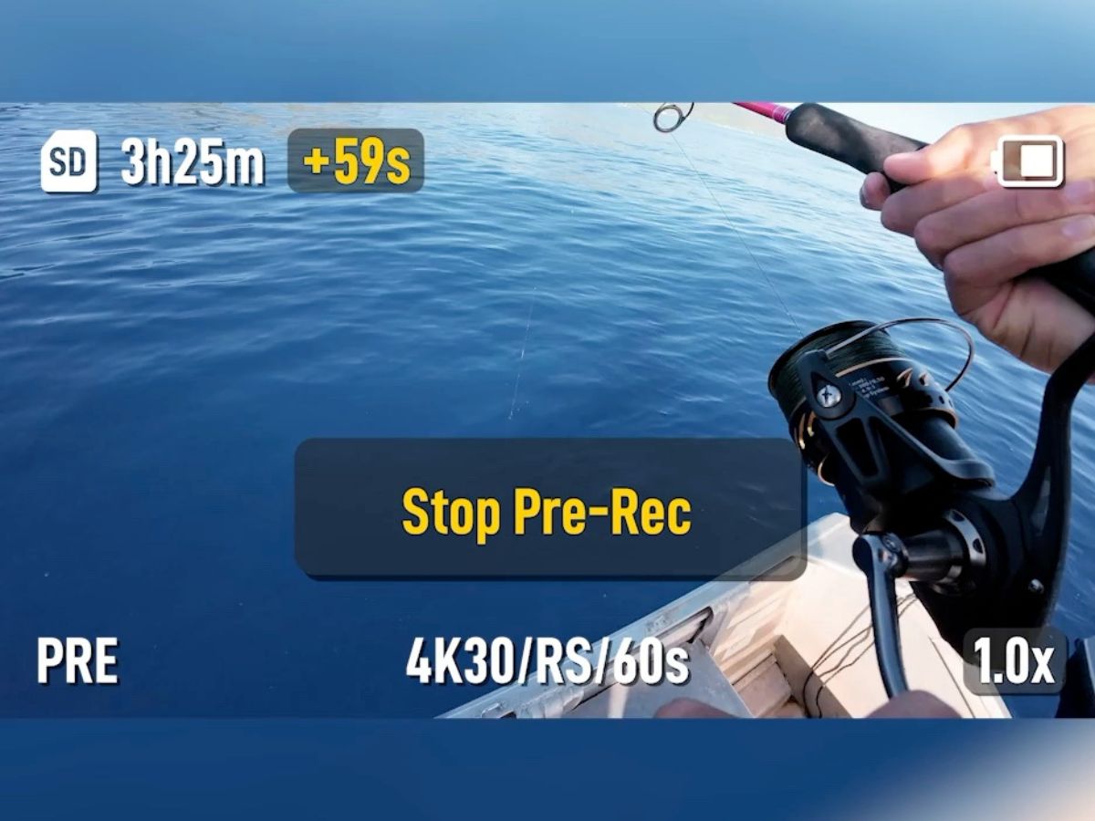 Bảng cài đặt thông số thủ công Pro Mode trên Action 4